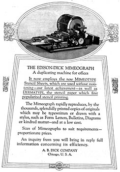 mimeograph