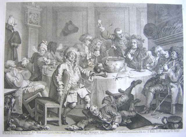 Hogarth_MidnightModernConversation_1809